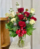 We'll Be Merry Vase Arrangement