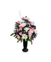 We're Here For You Silk Bouquet and Vase 