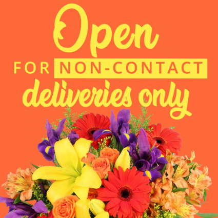 We're open for no contact delivery and pickups 