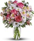 What A Treat Bouquet  Clear Vase