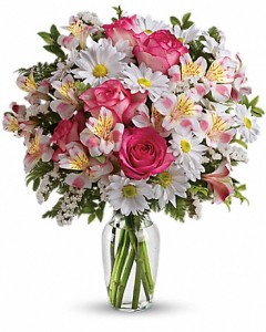 What A Treat Bouquet With Roses Bouquet in Jasper, TX | BOBBIE'S BOKAY FLORIST