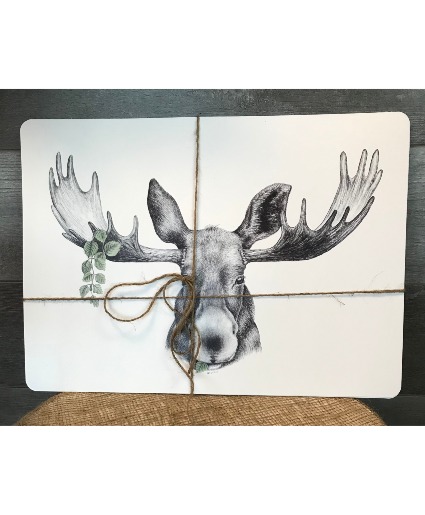 Moose Placemats Christmas/Giftware