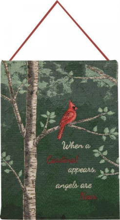 When a Cardinal Appears Tapestry Gift