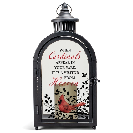 When Cardinals Appear Lantern gift