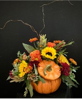 When Fall Comes Ceramic Pumpkin