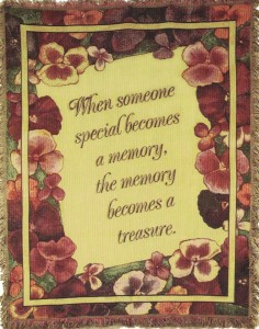When someone becomes a memory