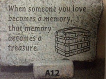 WHEN SOMEONE YOU LOVE LRG. MEMORY WITH EASEL