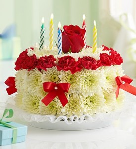 Where's The Cake!! A beautiful Flower Filled Cake