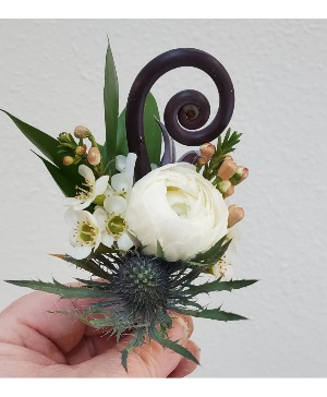 Whimsical Boutonniere Boutonniere