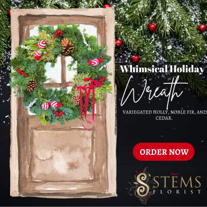 Whimsical Holiday Wreath 