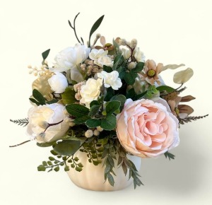 Whimsical in White (Silk Arrangement) Silk