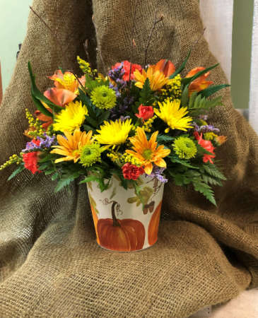 Whimsical Pumpkin Bouquet Arrangement