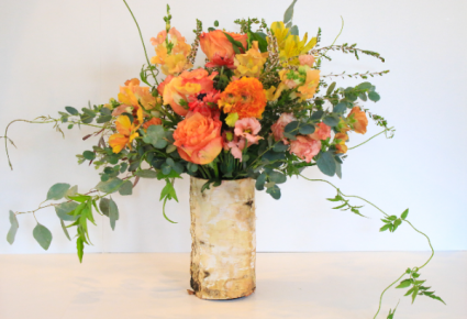 Whimsical Sunrise Floral Design