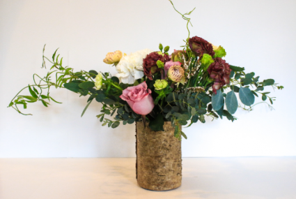 Whimsical Sunset Floral Design
