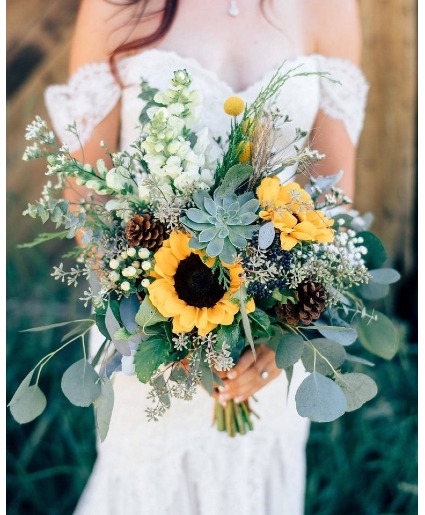 Flagstaff Highland Bridal Bouquet