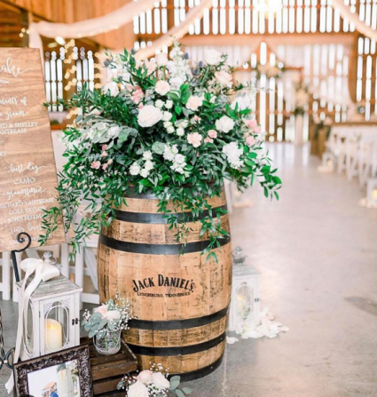 Whiskey Barrel Rental  Rental for Rustic Weddings 