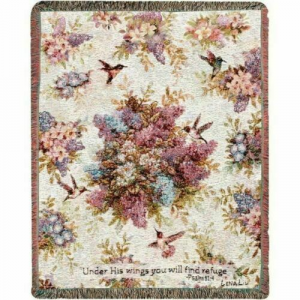 Whisper Wings Tapestry Woven Throw