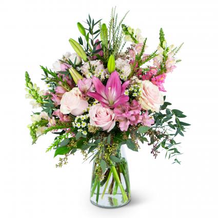 Whispering Pink Meadow Arrangement