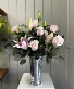 Whispering Pink Roses & Lilies 