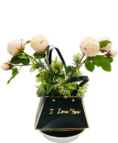 'Whispers of Romance Silk flower arrangement