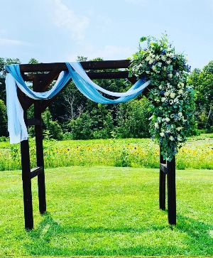 White and Blue Arch  