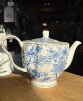 White and Blue Teapot Gift