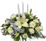 White and Silver Elegance Centerpiece