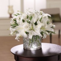 White and Wonderous Vase Arrangement