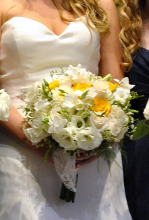 White and yellow Bridal bouquet  Bridal Bouquet