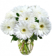 WHITE AS SNOW Vase Arrangement