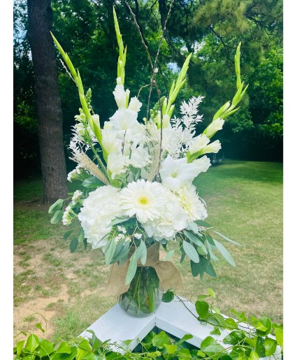 White Assorted Flower Arrangement  