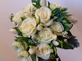 White Beauty Handheld Bouquet