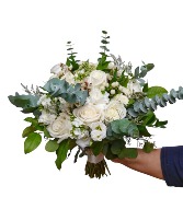 White Berries Eryn Wedding Bouquet Flower Arrangement