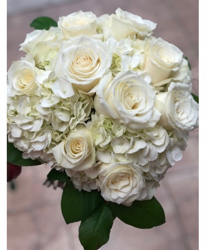 White bridal bouquet  