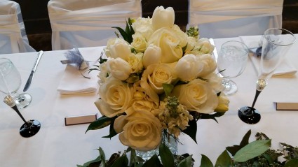 White Bride Bouquet
