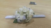 White Carnation  Corsage