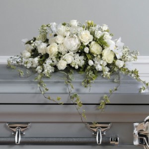 White Casket Spray SY103