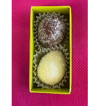 White, dark or milk Chocolate Gavotte Eggs  Luxury Box with 2, or 5  pieces