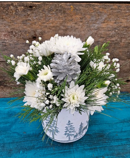 White Christmas Arrangement 