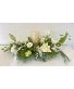 White Christmas Glow Table Arrangement