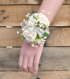 #1 White Corsage Prom Corsage in Spanish Fork, UT - 3C Floral