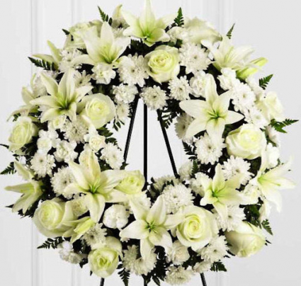 Classic Wreath Funeral Flowers