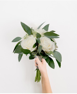 White Dance hand held  