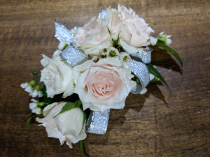 White Diamonds Corsage