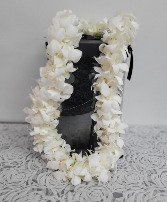 White double orchid lei  Graduation 
