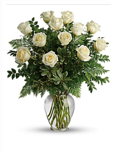 White dozen roses apache junction gold canyon mesa 