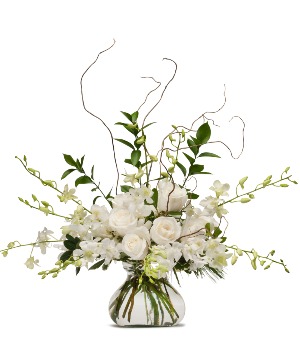 White Elegance All Around Arrangement