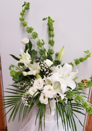 White elegance Arrangement in Tyrone, PA | Sunrise Floral & Gifts