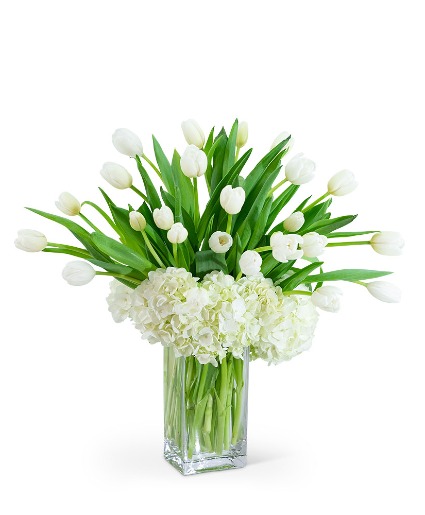 White Elegance Flower Arrangement