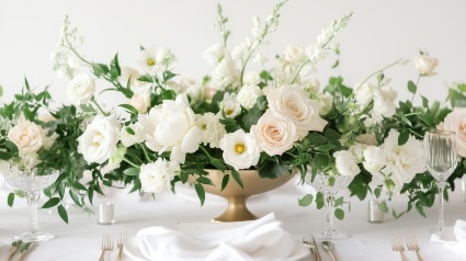 White Elegance Luxury Vase